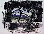 Atotonilco Landscape  1973 12x16